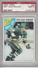 1978 Topps #99 PER-OLOV BARSAR - NORTHSTARS PSA 9