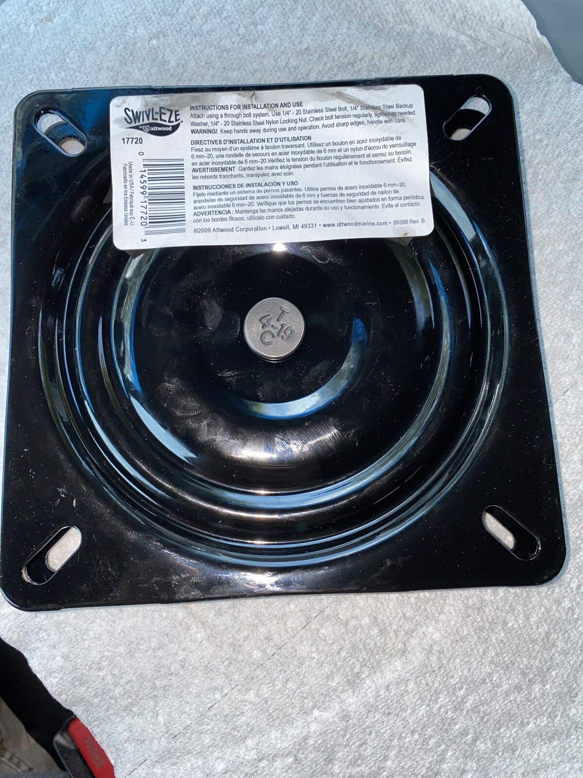 Boat Seat Swivel Base Mount Plate Hardware Marine Pedestal Fishing