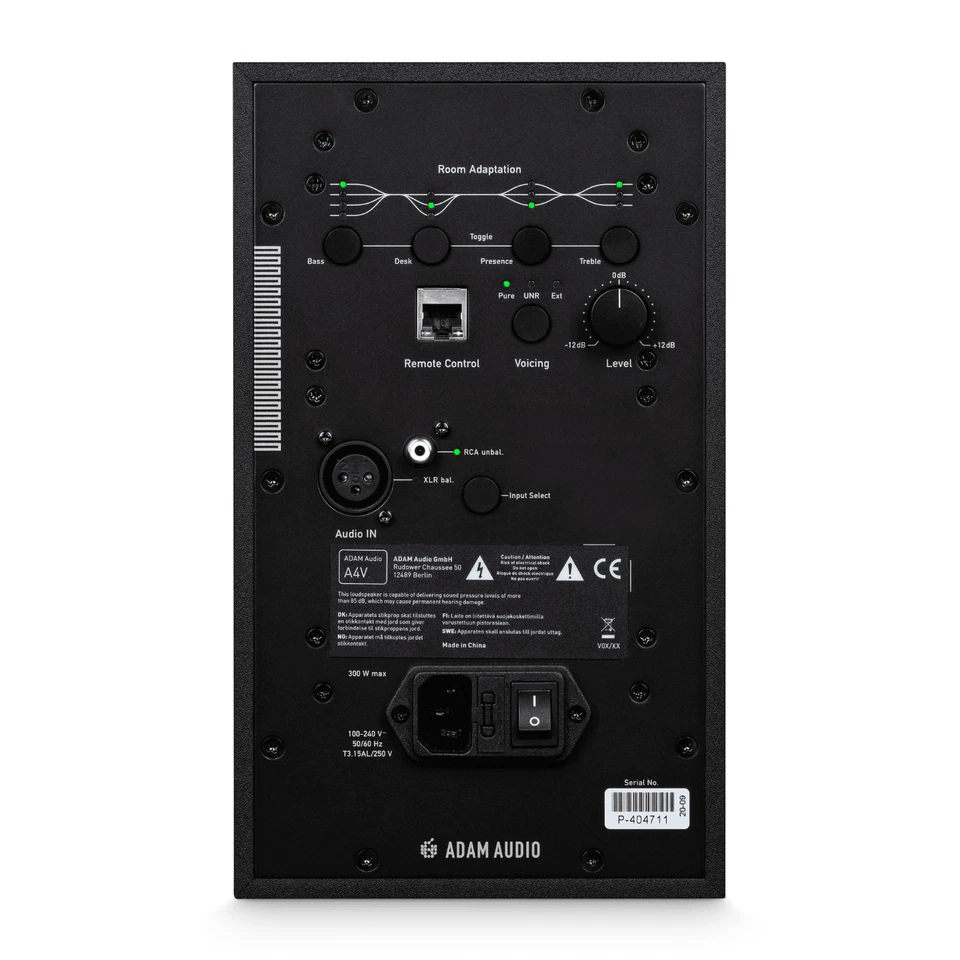 Adam Audio A4V Active Studio Monitors (Single) - Image 2 of 3