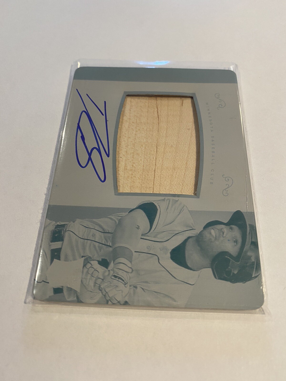 2014 NATIONAL TREASURES BLACK PLATE PATCH ROOKIE DANNY SANTANA BAT AUTO RC 1/1