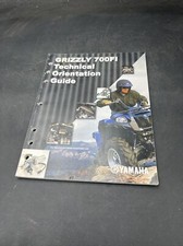 Yamaha Grizzly 700FI Technical Orientation Guide Book Original 