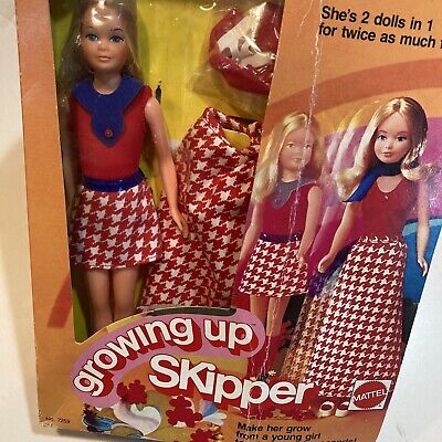 Vintage Growing up Skipper Barbie Doll 7259 With Her Original 