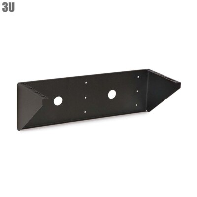 3U V-Rack Horizontal/Vertical Universal Mounting Holes Wall/Desk Bracket Mount