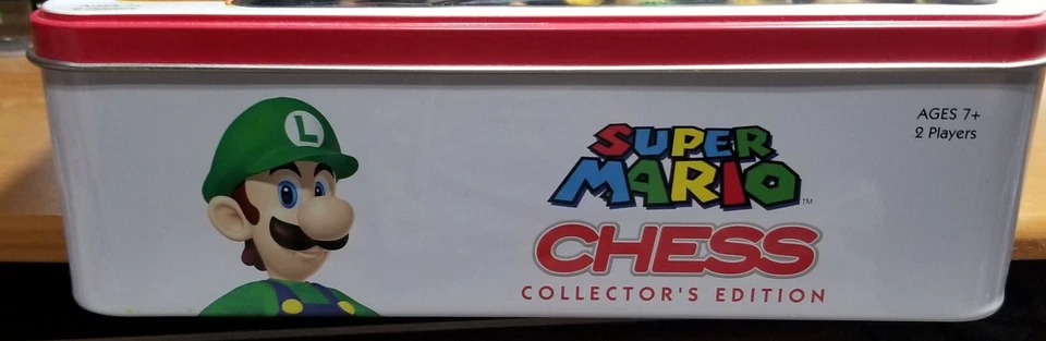 Nintendo Super Mario Ajedrez Edición Coleccionista Lata Foto 3 de 4