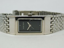 Nine West 9W/1369 Three-Hand Quartz Analog Women's Watch Sz. 6 1/2" New Battery