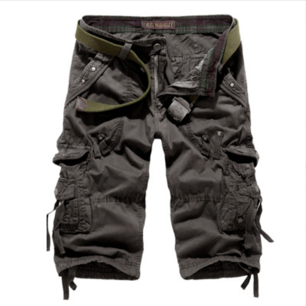Mens Shorts Bagilaanoe Men's Casual 3/4 Cargo Shorts Below Knee