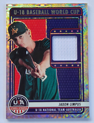 2023 Panini USA Stars & Stripes U-18 Fireworks Jaxon Limpus # U18-JL 