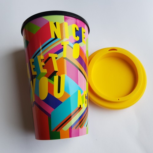 Morag Myerscough London Design Festival Mini BMW auto art coffee travel mug - Picture 9 of 17