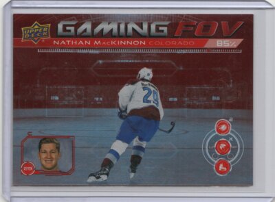 2024-25 Upper Deck #GFOV-12 Nathan MacKinnon Gaming FOV