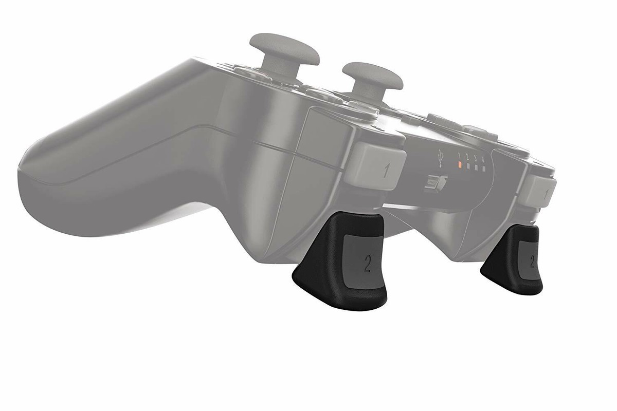 x2 Gioteck PlayStation 3 Real Triggers Non Slip Trigger Extenders