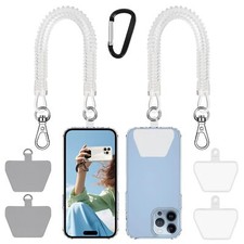 Phone Lanyard Tether With 4 Patch Cell Phone Lanyard With 2 Phone Tether 4 Pat