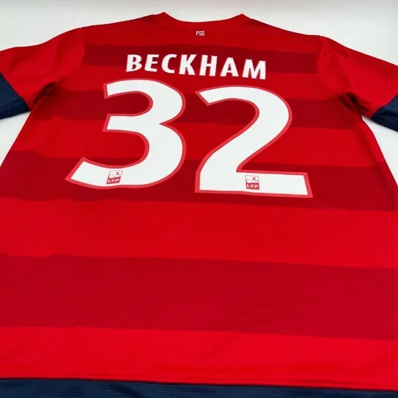 NAMESET / FLOCAGE Beckham #32 PSG Home-Away 2012 à 2013 EUR 19,90 - FR