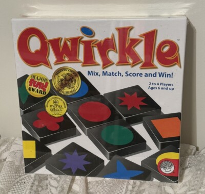 Qwirkle Board Game Mix Match Score Win 2010 Mindware New Sealed!