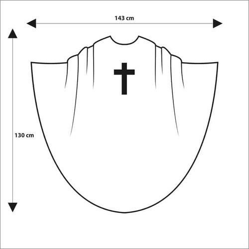 Casulla bordada violeta - Foto 2 di 2