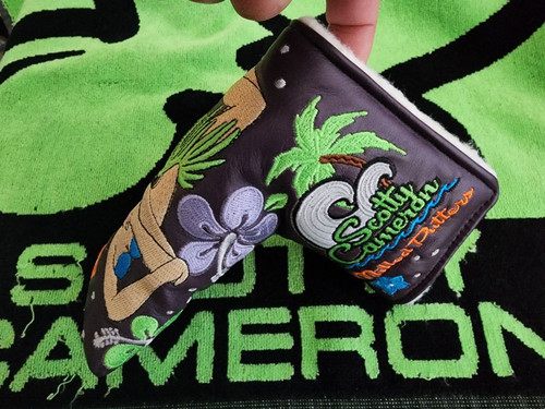 Rare Scotty Cameron 2011 Hula Girl HONOLULU Open Putter Headcover Head cover⛳NOS