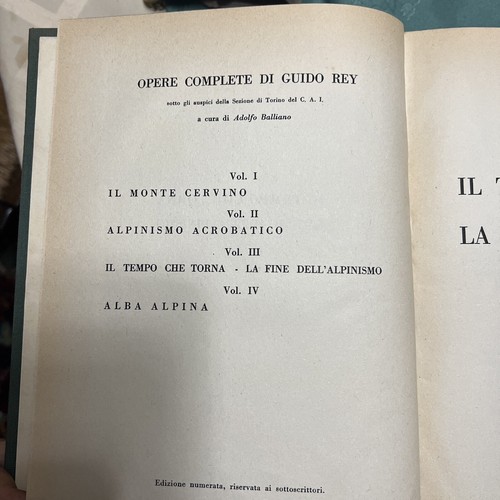 Opere Complete di Guido Rey 4 Volumi Il Monte Cervino Alba Alpina Alpinismo - Foto 15 di 23
