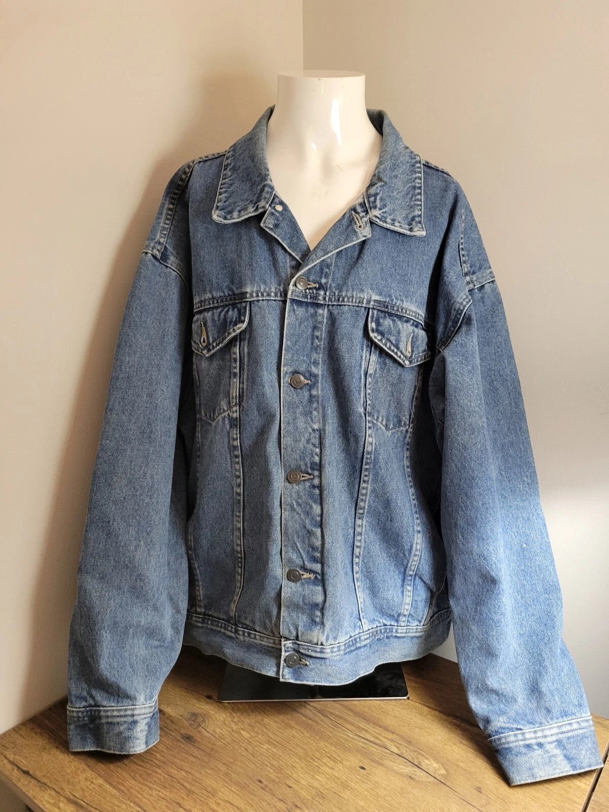 Blue Jean Jacket, Mens, XX Large, 100% Cotton, RN#90162