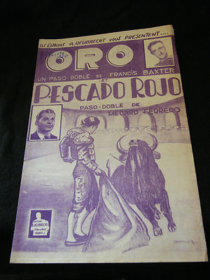 Partition Oro Und Pescado Rojo Francis Baxter Menard Ferrero Musikblatt