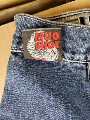 Jnco Blue Jeans Original USA Made 90s Mug Shot 29 Jnco Blue Jeans Original USA Made 90s Mug Shot 29