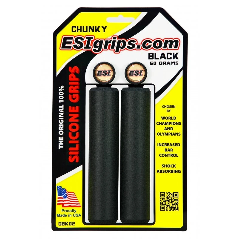 ESI Chunky 100 silicone MTB Grips Shock Absorbing 32mm 130mm