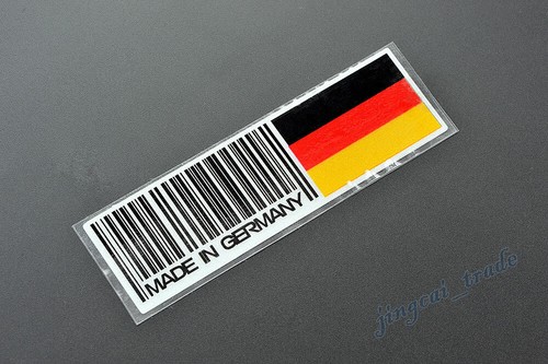 Germany Flag MADE IN GERMANY Logo Car Auto SUV Window Body Vinyl Sticker Decal - Picture 3 of 6
