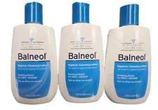Balneol Hygienic Cleansing Lotion 3oz ( 3 pack ) Irritation, Discomfort, Itching