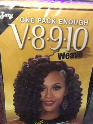 Zury V8910 One Pack Enough Weave (NOT CROCHET HAIR!) w/ hand tied closure - Pict