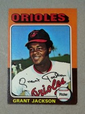 1975 Topps Mini Grant Jackson #303 Orioles