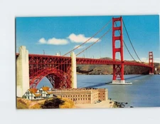 Postcard Golden Gate Bridge San Francisco California