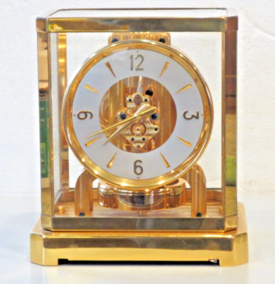 CLEAN SERVICED 1940s JAEGER LECOULTRE*ATMOS II*MANTLE CLOCK#20XXX