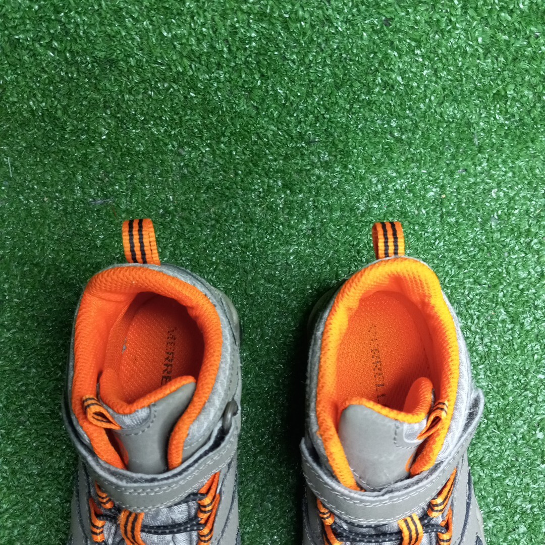 Merrell Hiking Boots Boys Chameleon 7 Access Mid Waterproof Size 12 Kid