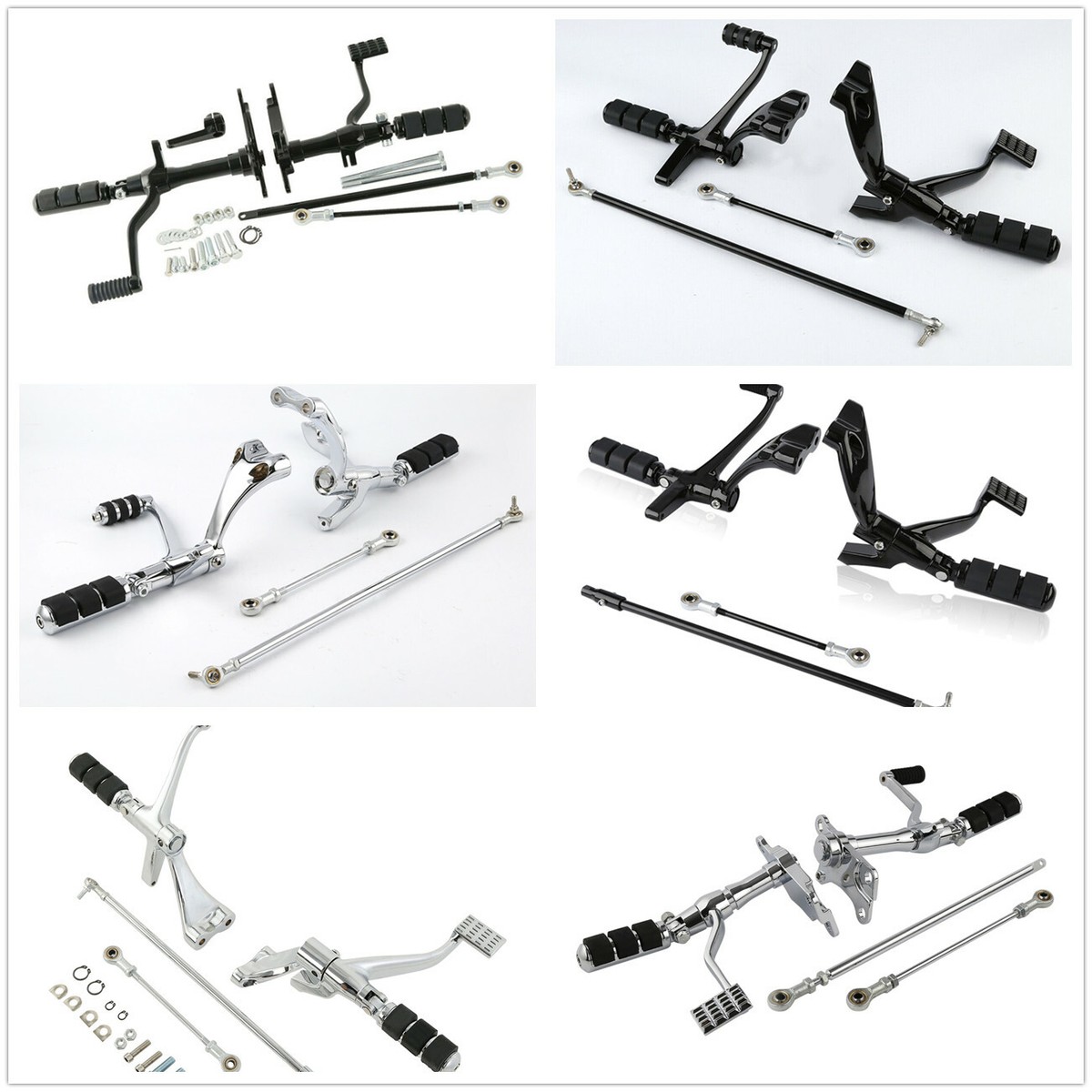 Complete Forward Controls Levers Linkages Fit For Harley Sportster