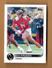 2022 Topps Athletes Unlimited SAM APUZZO Rookie Attacker Girls LACROSSE Card #80