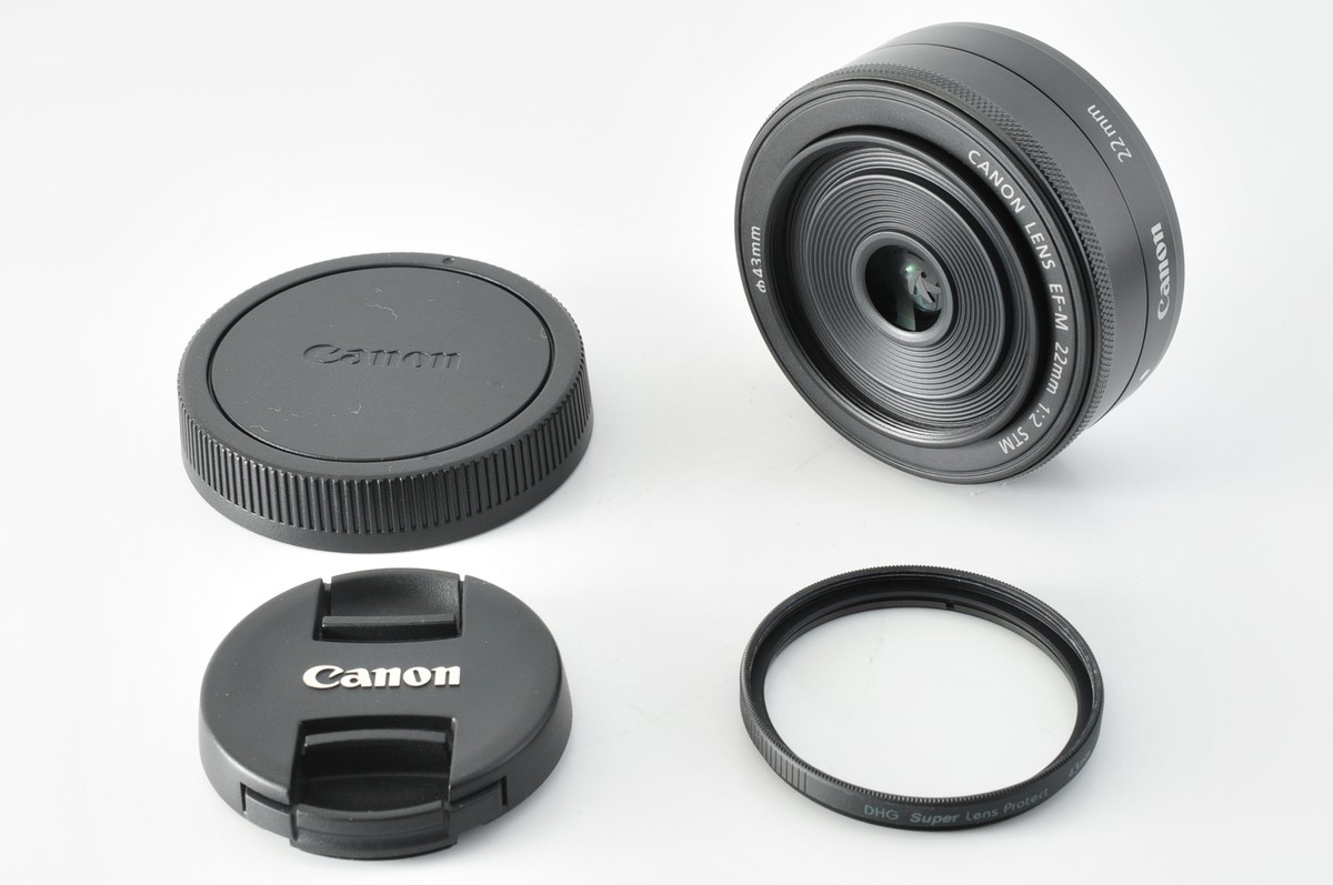 MINT] Canon EF-M 22mm F2 STM Black Wide Angle AF Lens from