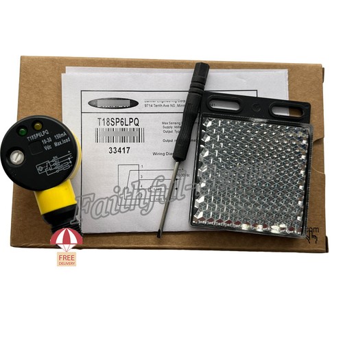 New For Banner Engineering T18SP6LPQ Photoelectric Switch Sensor 10