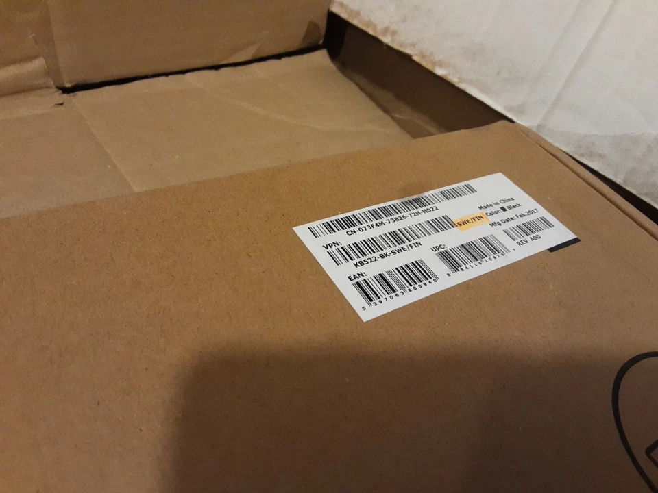 Dell kb522-BK-SWE/FIN  wired business multimedia usb keyboard - Black  - Image 2 of 2