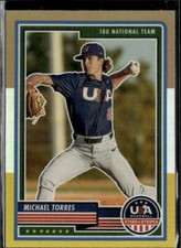 2023 Panini USA Baseball Stars & Stripes #52 Michael Torres BSG Prizm