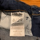 Kensie Embroidered Floral Dark Wash Mid Rise Skinny Jeans Womens Size 8 / 29 ✨ — photo 5