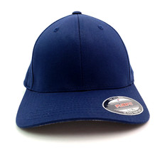 Port Authority Adult Mens Size L/XL Dark Blue Blank The Original FlexFit Hat