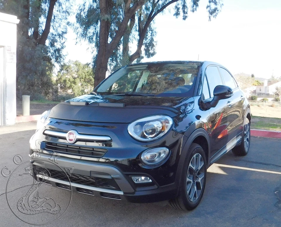 Sujetador capó máscara capó coche compatible con Fiat 500x 500 X 2016 2017 2018 2019 2020 Foto 4 de 4