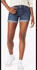 Shorts Size 18 Womans Levis Strauss Gold Label Signature Cuffed Denim Jean