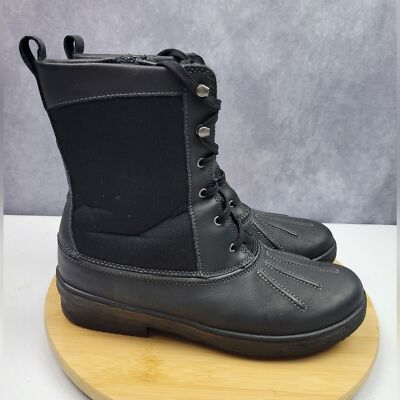 #ad Clarks Black Carima Luna Women#x27;s Snow Boots Size 10M $39.00