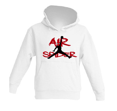 felpa supreme bianca con cappuccio