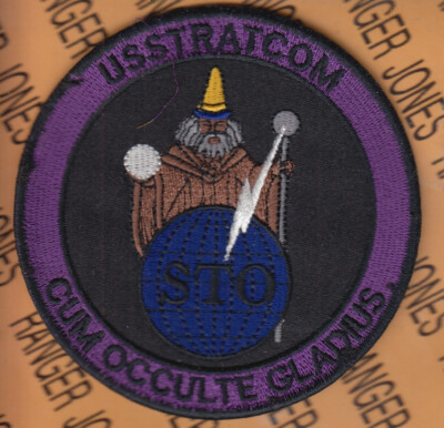 USAF Air Force USSTRATCOM US Strategic Command STO ~3.75'' patch c/e