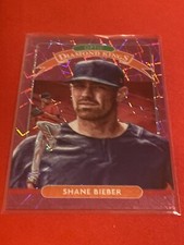 2020 Optic Shane Bieber Fiamond Kings #18 Pink Velocity Prizm 139/199
