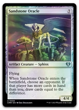 Sandstone Oracle #406 (Foil) (NM) Commander Masters CMM Magic MTG