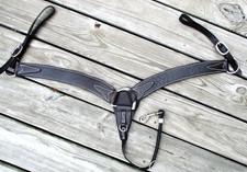 Jerimiah Watts JWP  Black Leather Fancy Bridl...