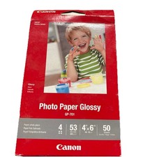 Canon Glossy Photo Paper 4"x6" 50 sheets 1433C002             BRAND NEW 