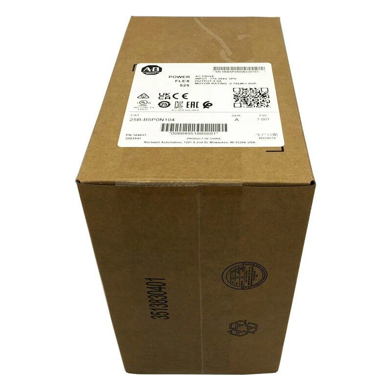 25B-B5P0N104 Novo PowerFlex 525 0.75KW (1HP) AC Drive 25BB5P0N104 AB EUA Imposto Livre - Imagem 3 de 4