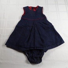 Vintage Baby Gap Denim Dress and Bloomers. 12-18 months.